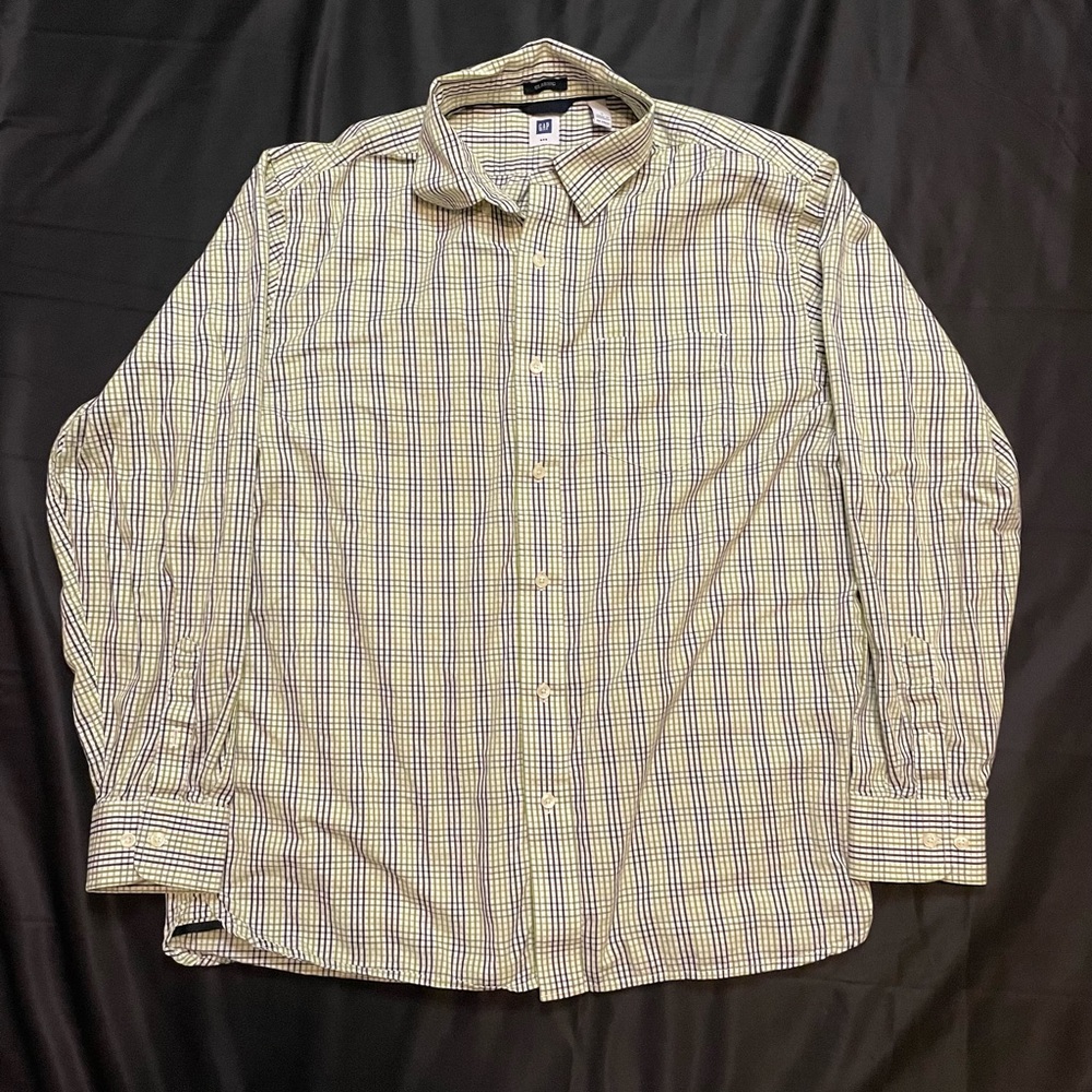 *SALE* Gap Button Up Shirt Mens Large Standard Fit Long Sleeve